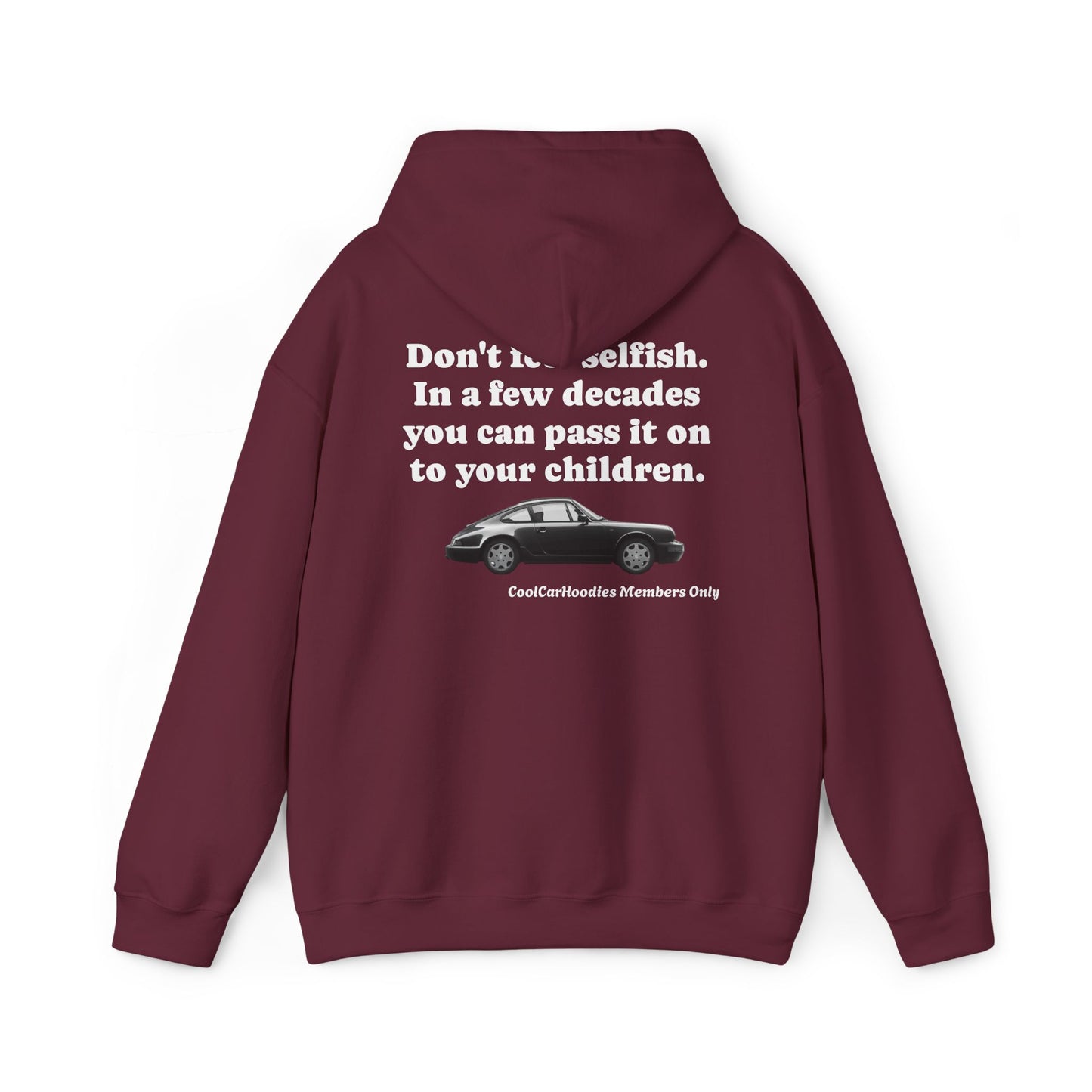 DON'T FEEL SELFISH HOODIE x PORSCHE 911