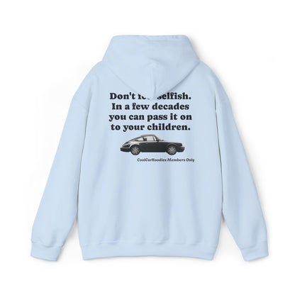 DON'T FEEL SELFISH HOODIE x PORSCHE 911