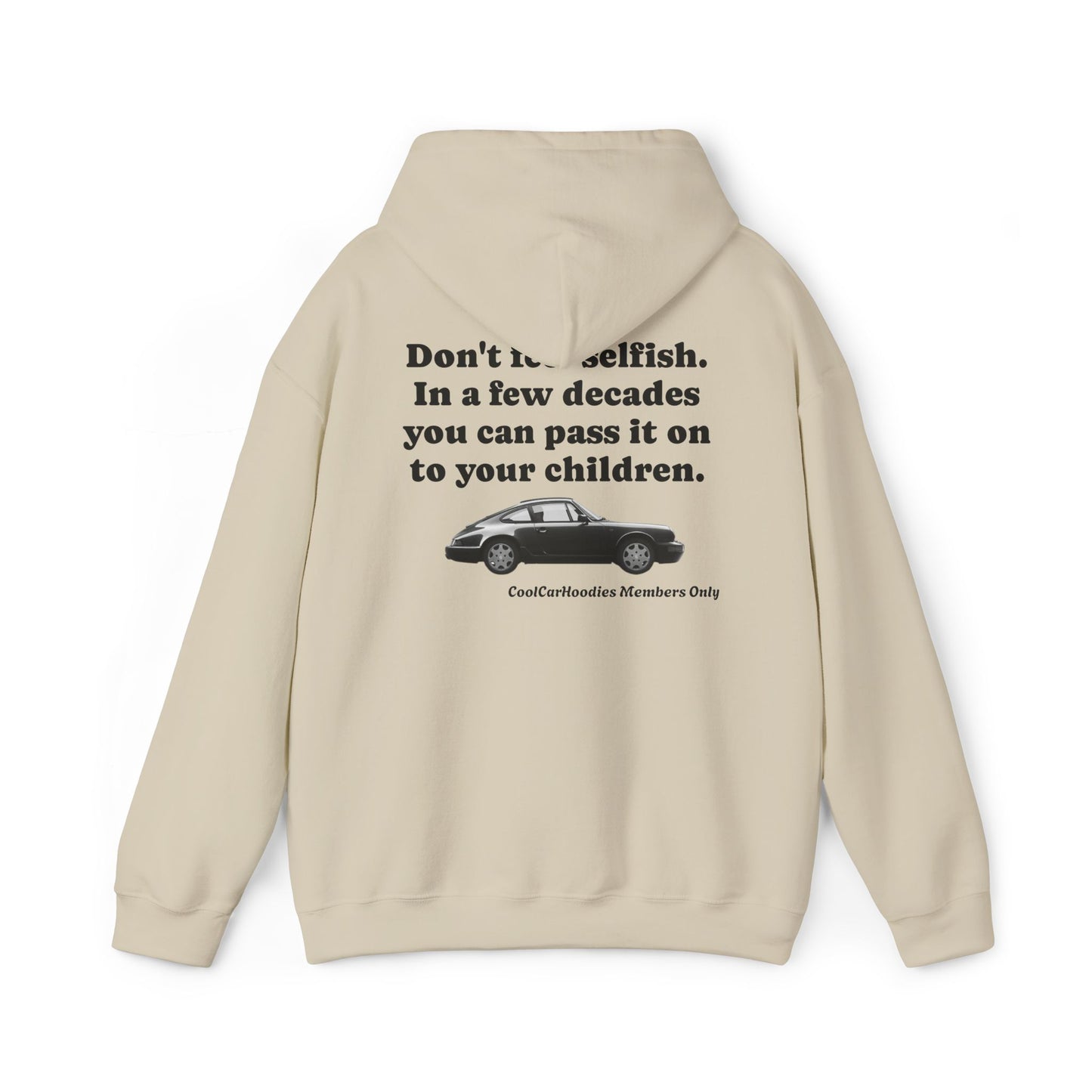 DON'T FEEL SELFISH HOODIE x PORSCHE 911