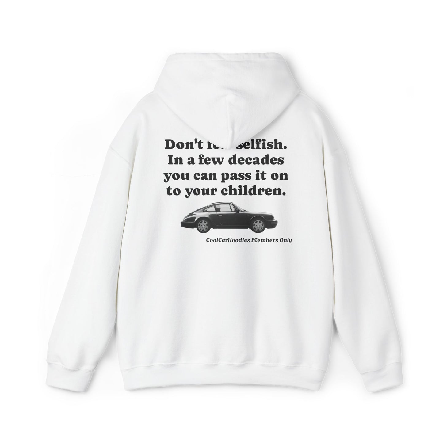 DON'T FEEL SELFISH HOODIE x PORSCHE 911