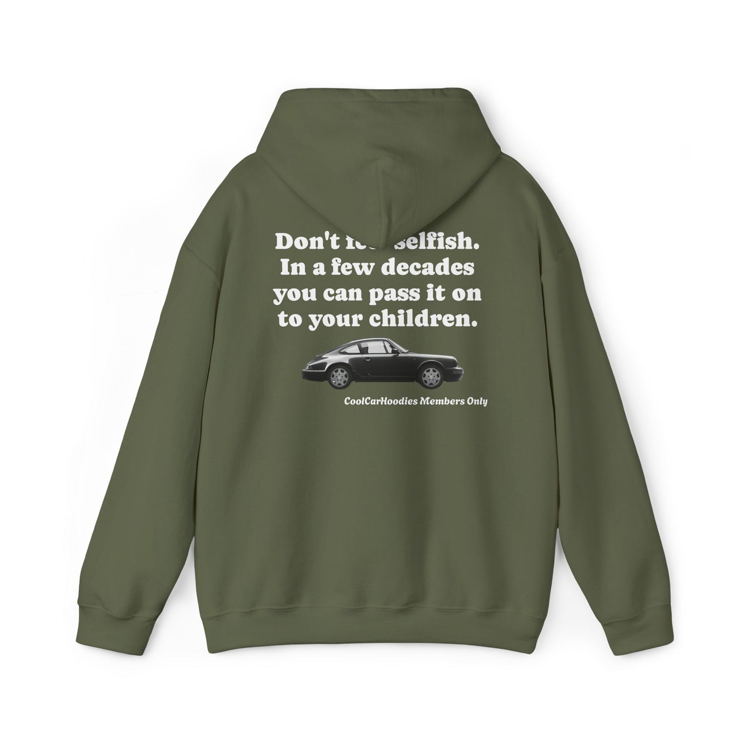 DON'T FEEL SELFISH HOODIE x PORSCHE 911